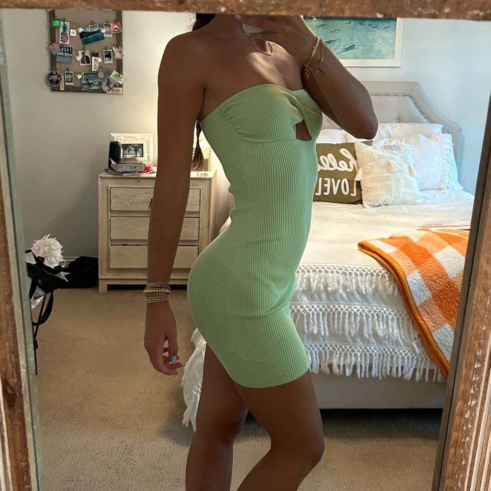Green Mini Dress